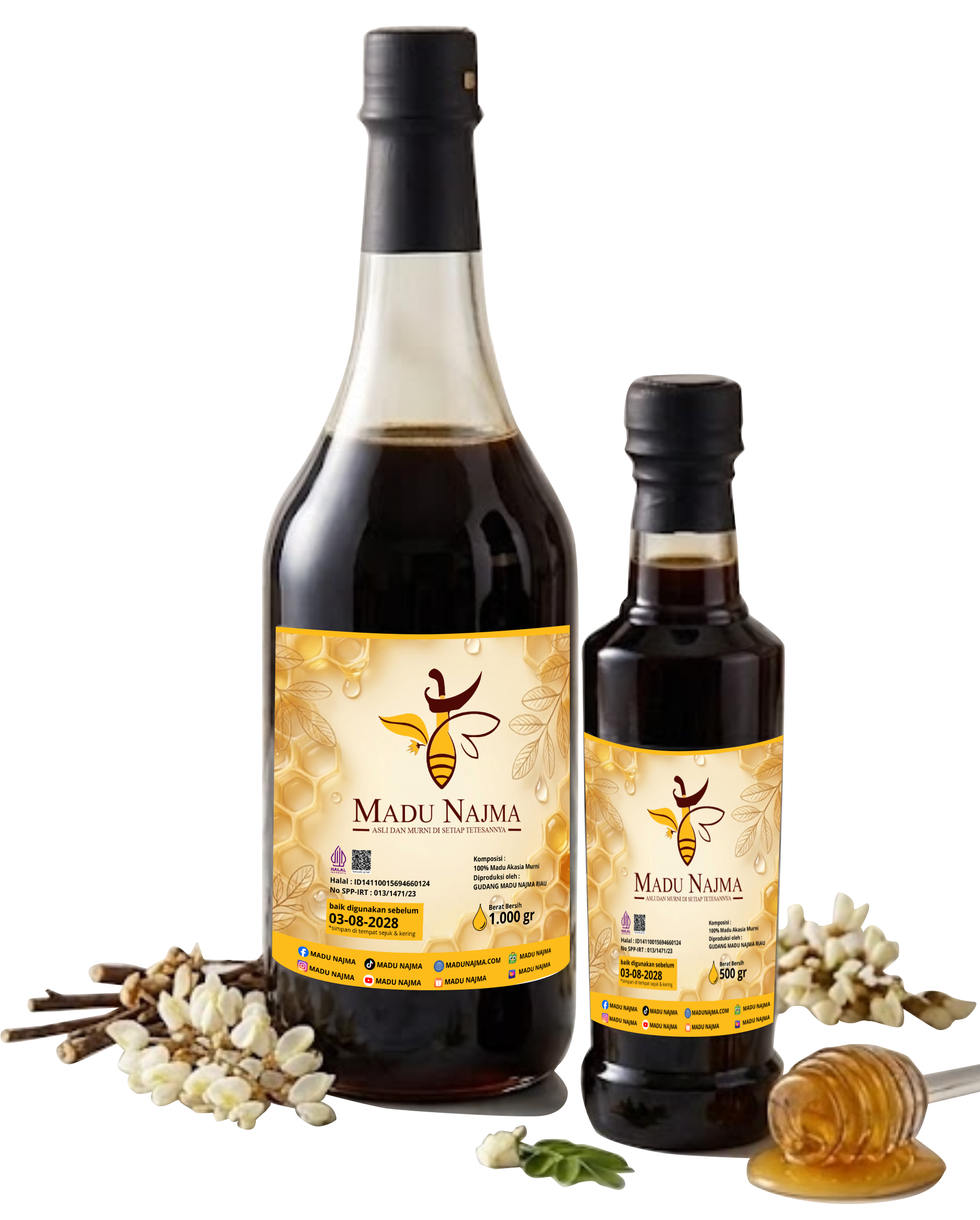 Botol Madu Najma - Asli dan Murni di Setiap Tetesannya